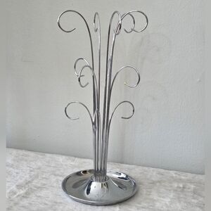 Silver Rings Jewelry Stand Necklace Tree Organizer Umbra